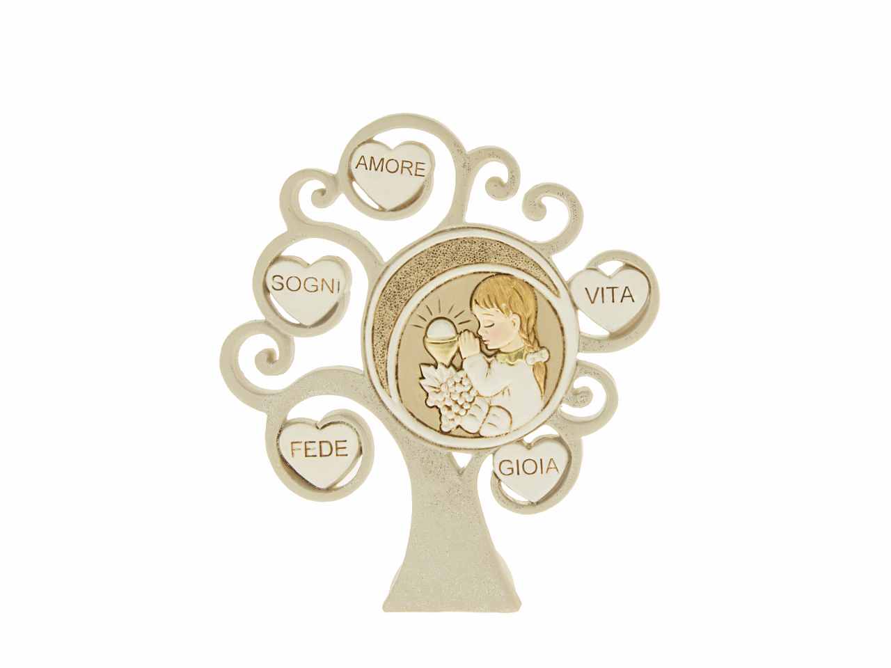 Vita icona albero comunione girl h12cm 04a124