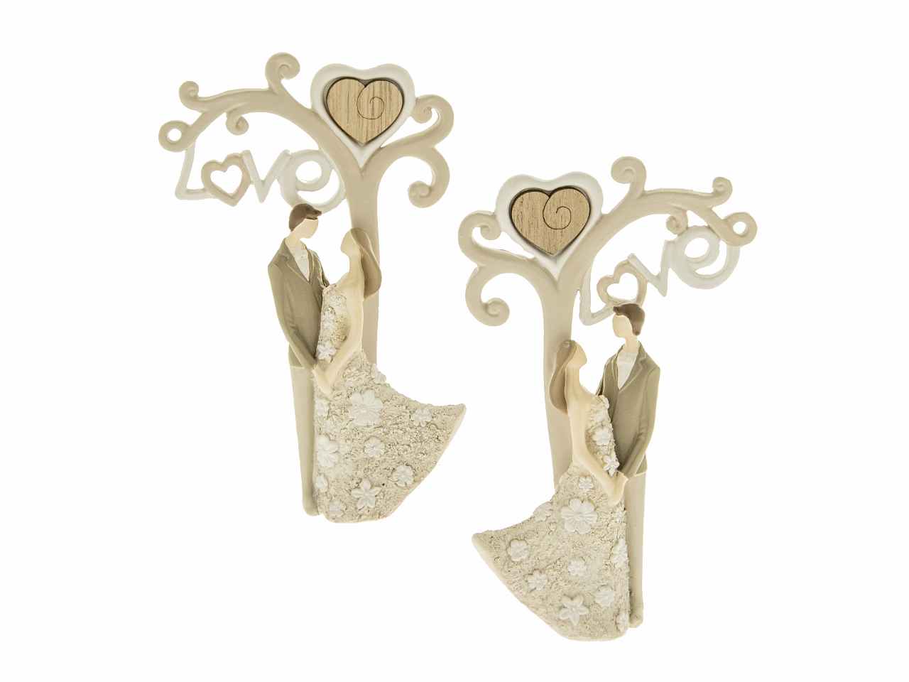 fiore coppia albero h.15cm 04a157