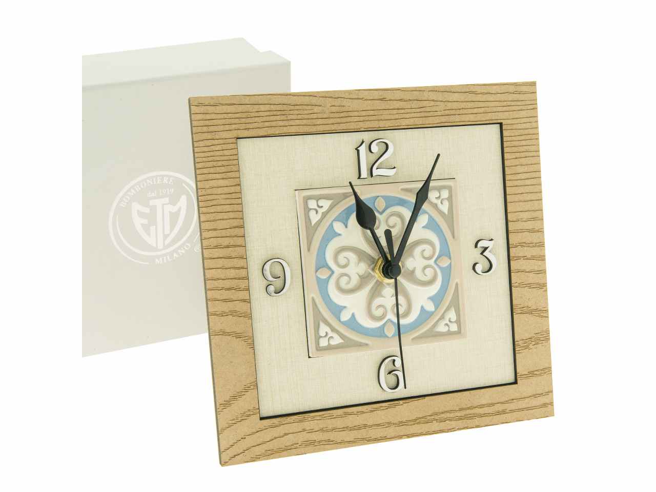 Etruria orologio 13x13cm 08a030