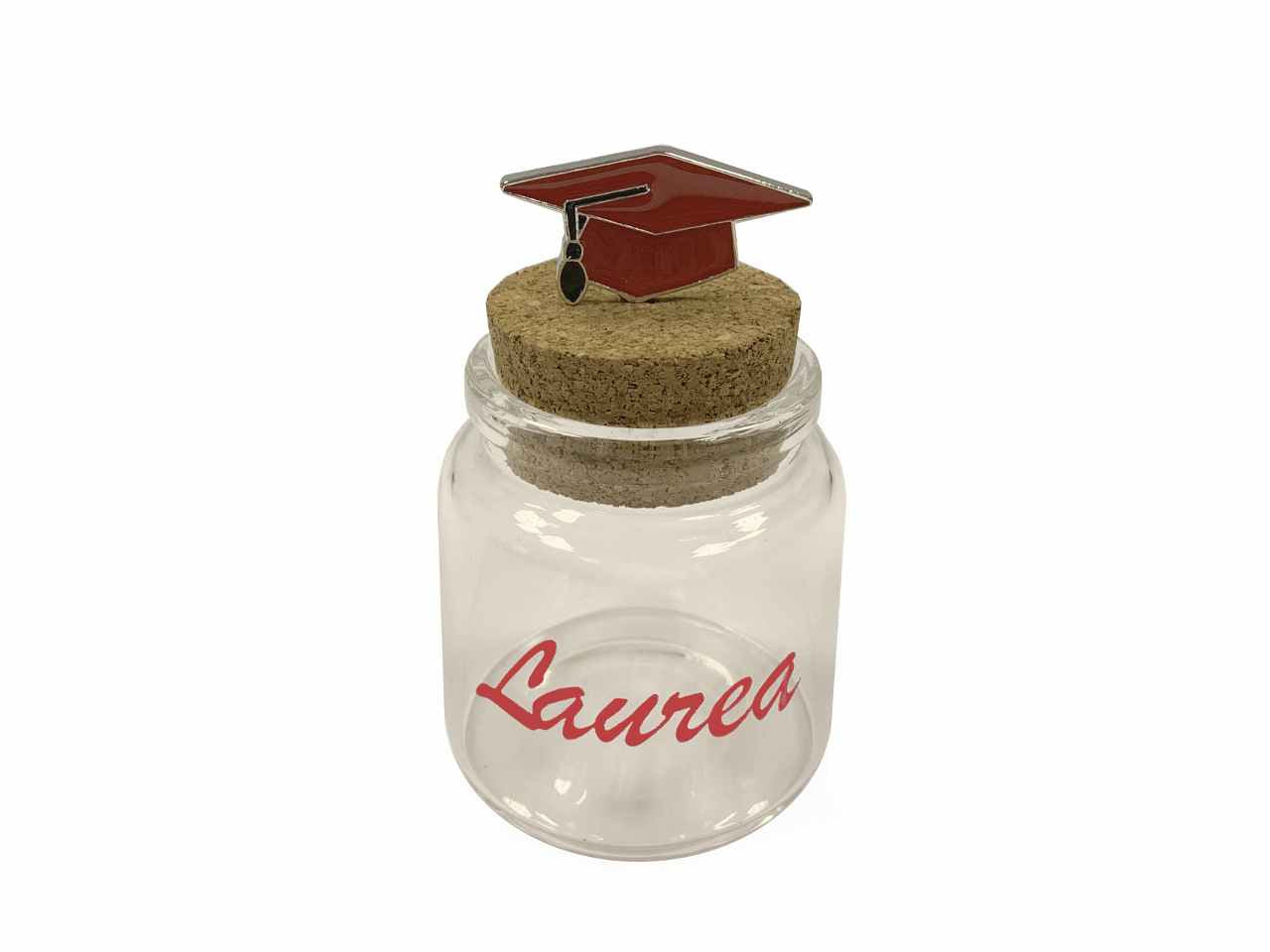decora barattolo laurea h.8cm 12a019