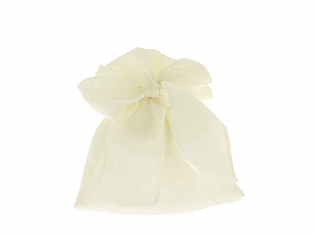 leila sacchetto fiocco crema 10x12cm c2354