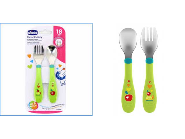 Posatine inox 18m verde 016102300