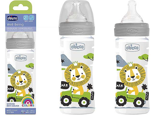 biberon benessere 250ml plastica 286233