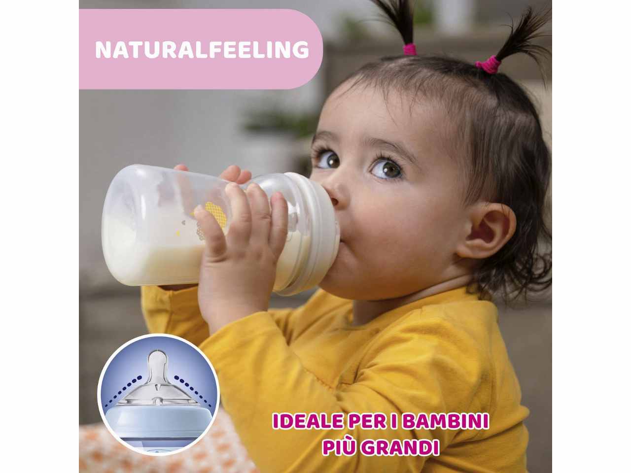 Biberon 6 mesi + 330ml da bimbo