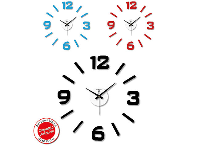 orologio da parete metallo 80x5x60cm re176472