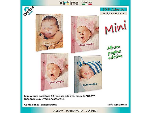 Album porta foto 14,5x18,5 30porta baby s36210/18