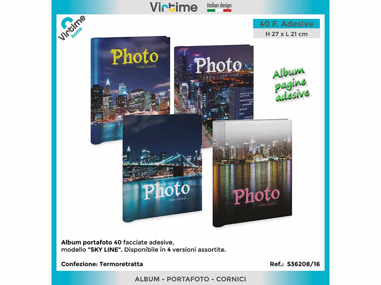Album porta foto 21x27cm s36208/16