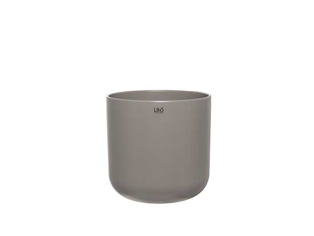 cache pot h26 d27cm grigio cr18/27g