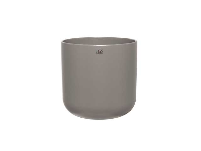 cache pot h20 d20,5cm grigio cr18/21g