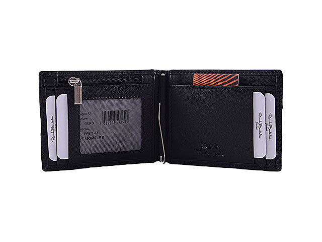 R.balestra p.foglio uomo nero pf671-37