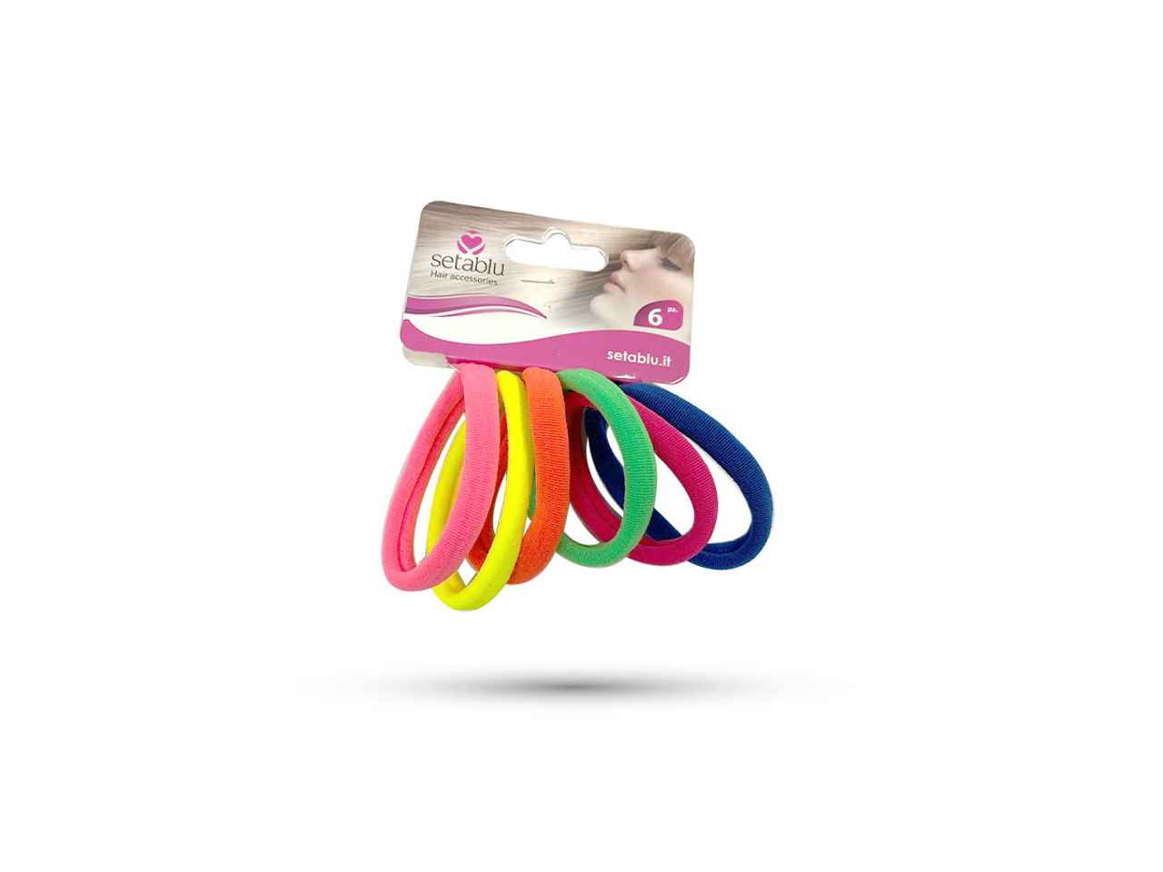 Elastico gaby 6 pezzi col.vari 59849