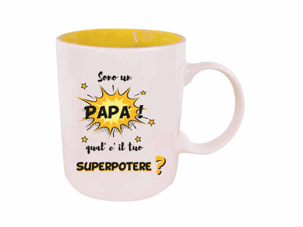 Papa' tazza sono un papa' qual è il tuo superpotere