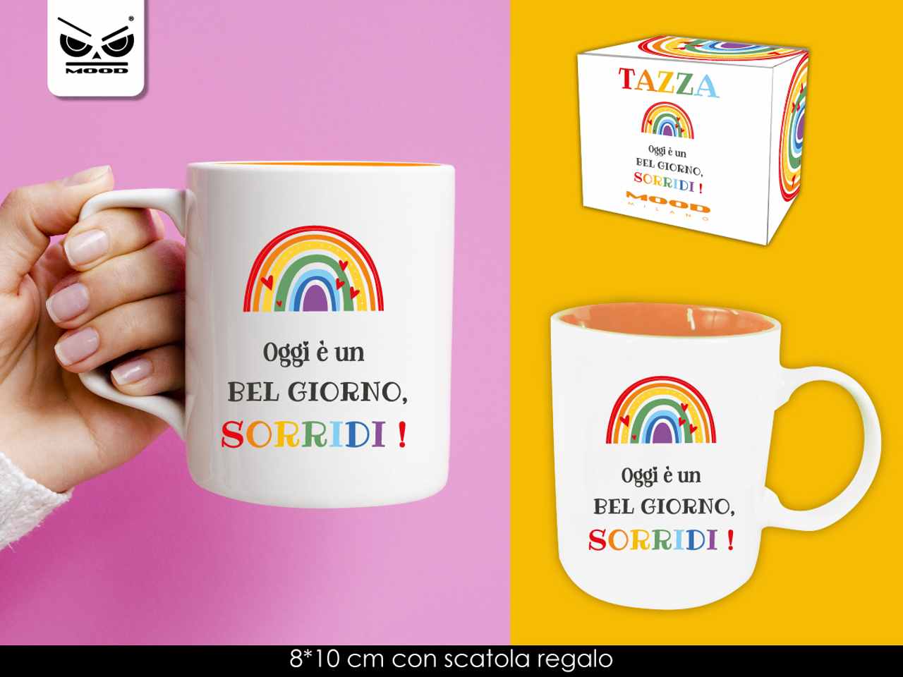 Tazza oggi e' un bel  giorno sorridi