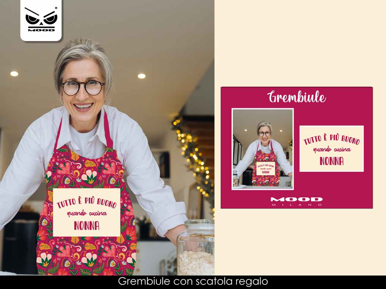 Nonna grembiule tutto e'  piu' buono quando cucina  nonna