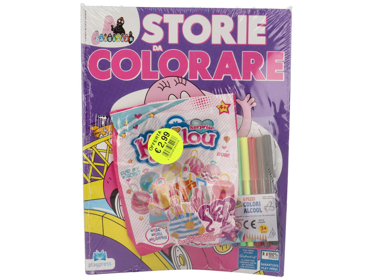 Album da colorare con giocattoli