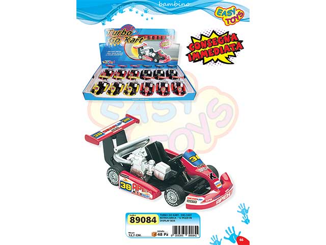 Die cast turbogo kart 89084