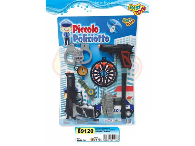 set polizia piccolo poliziotto89120