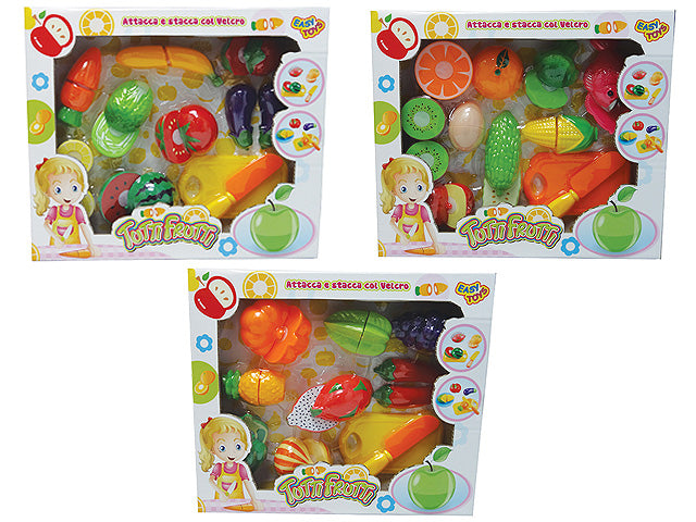 Set tutti frutti con velcro