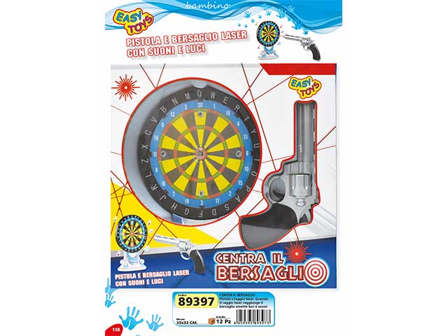 pistola c/raggio laser centra 89397