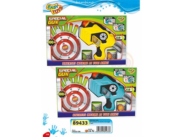 pistola c/bersaglio super gun 89433