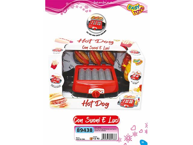 Hot dog c/luci e suoni 89438