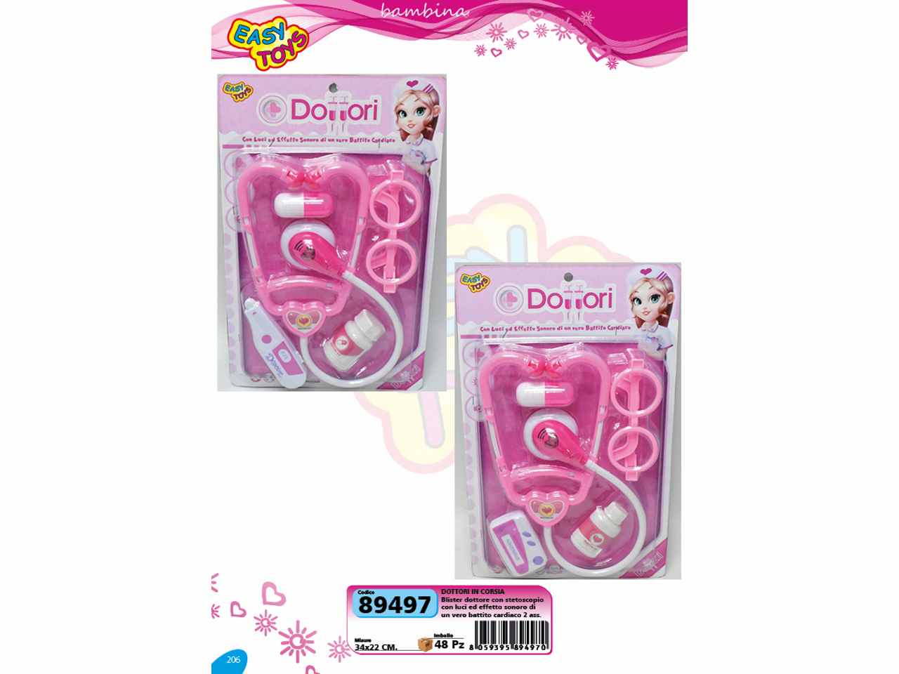 Set dottore c/luci e suoni 89497