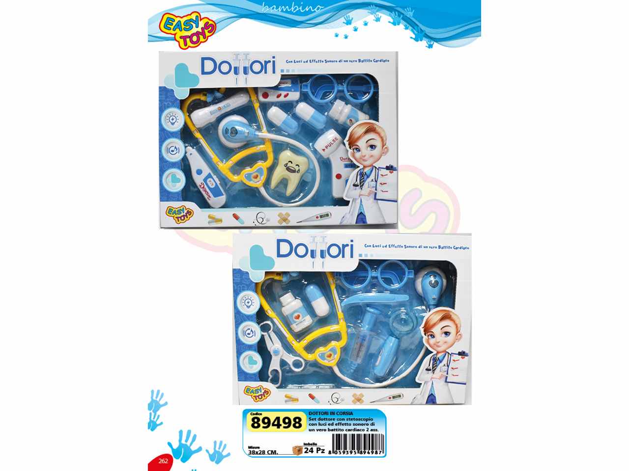 Set dottore c/luci e suoni 89498