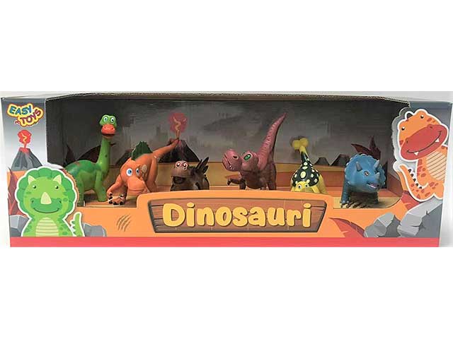animale dinosauro 6pz buffo 89550
