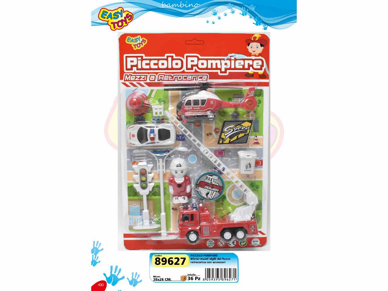 Auto mezzi pompieri retrocarica89627
