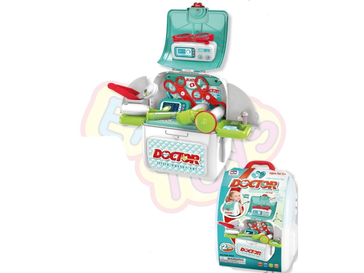 Zainetto con accessori dottore
