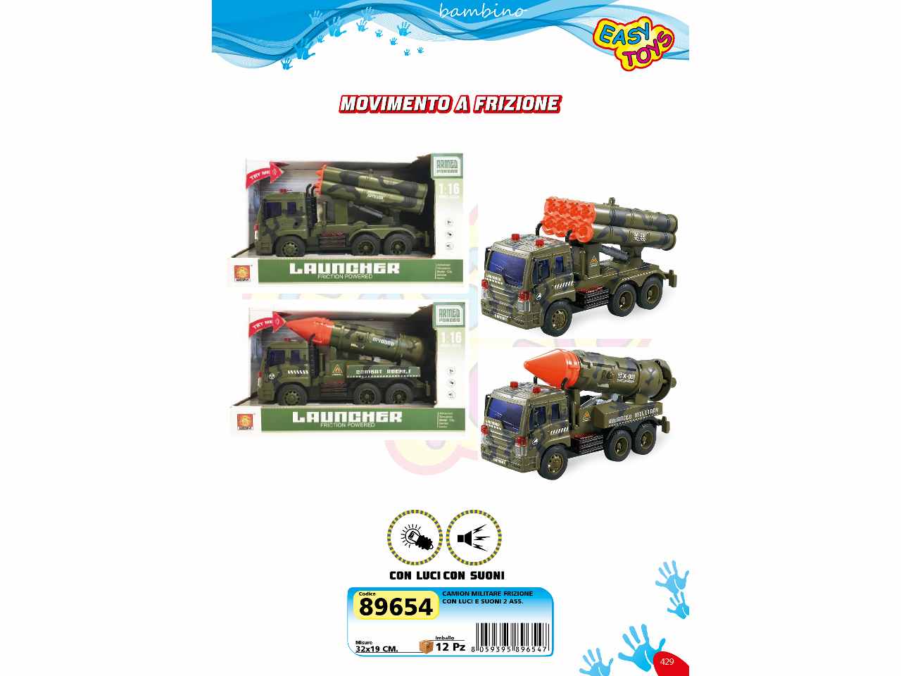 camion militare friz.c/luci/su89654