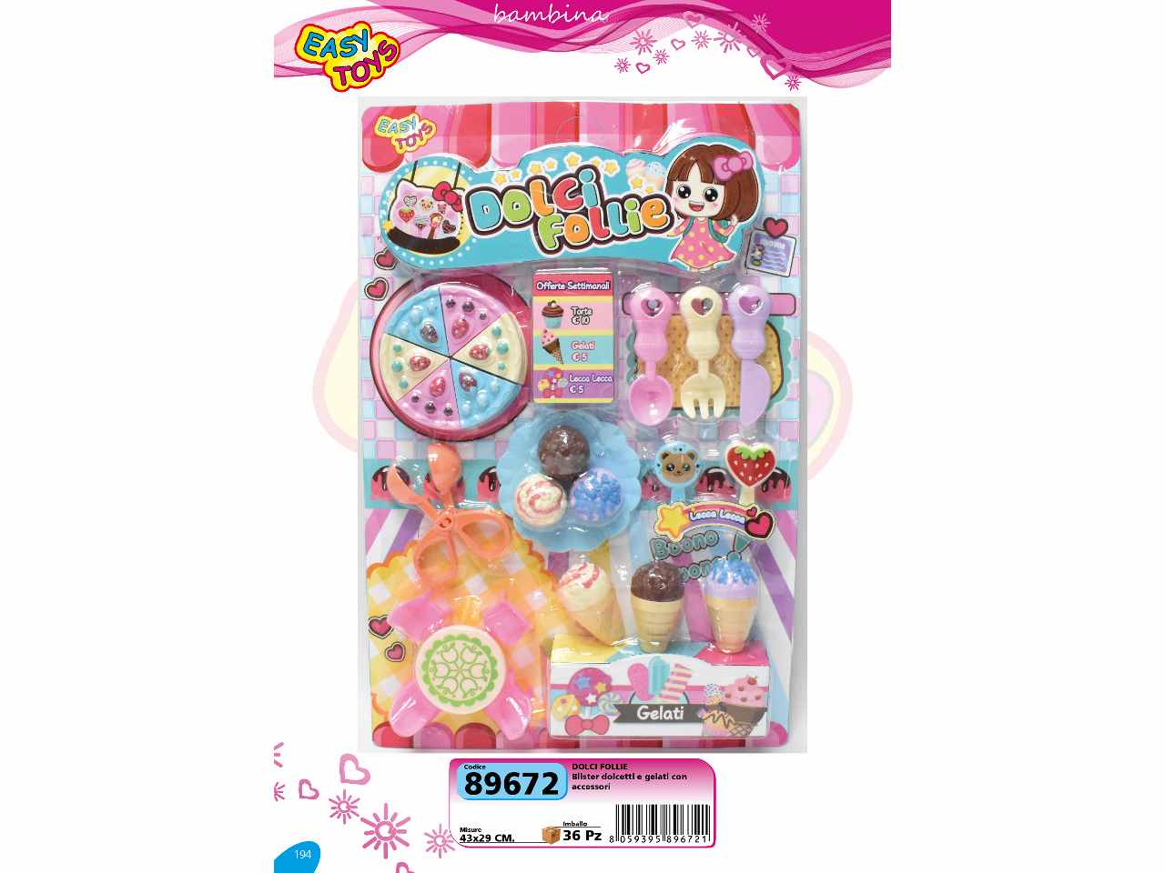 set dolci follie          89672