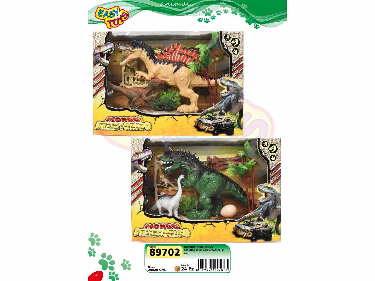 animali set dinosauri 89702