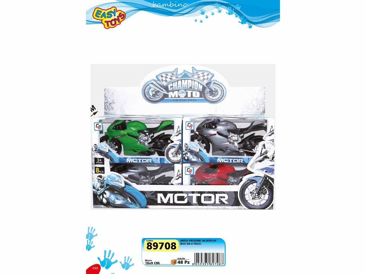 moto frizione in display 8 pz.89708