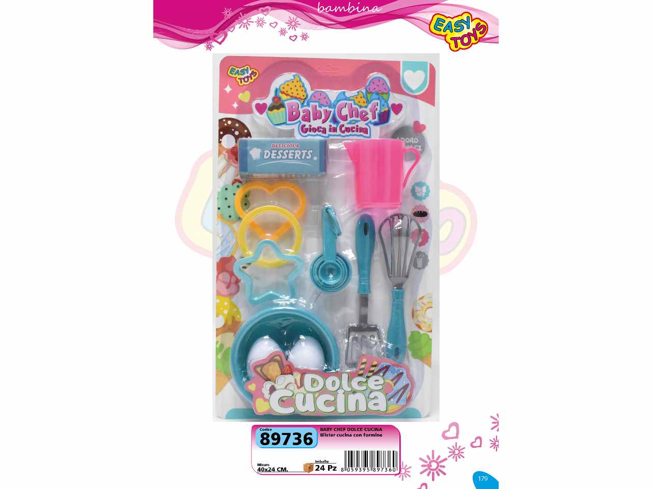 Setbaby chef dolce cucina    89736