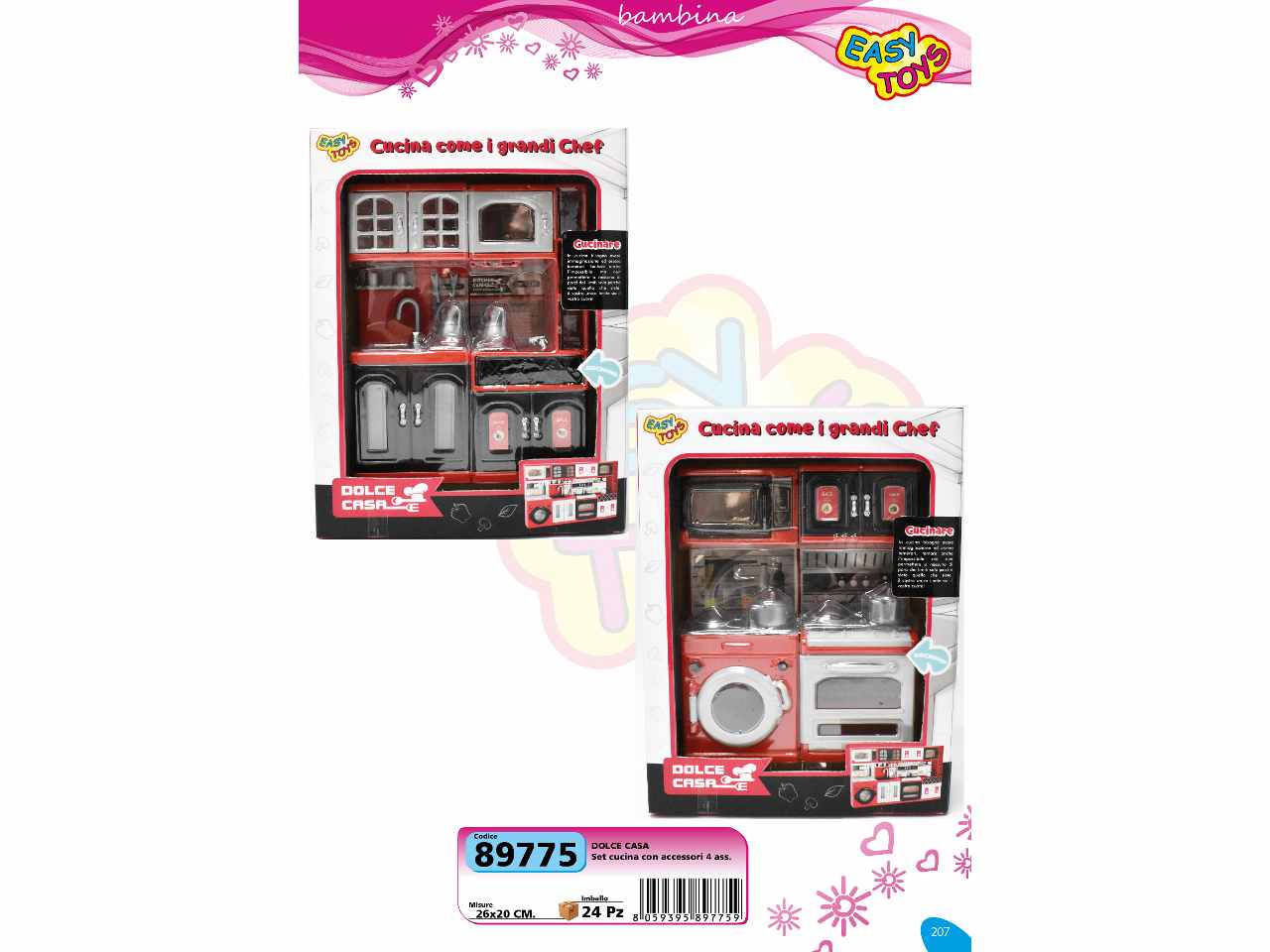 Set cucina in scatola 4 ass.  89775