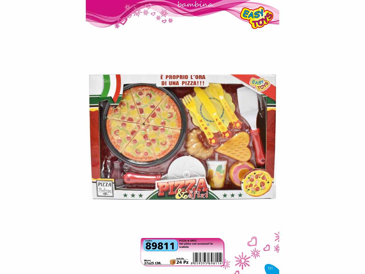 set pizza in scatola          89811