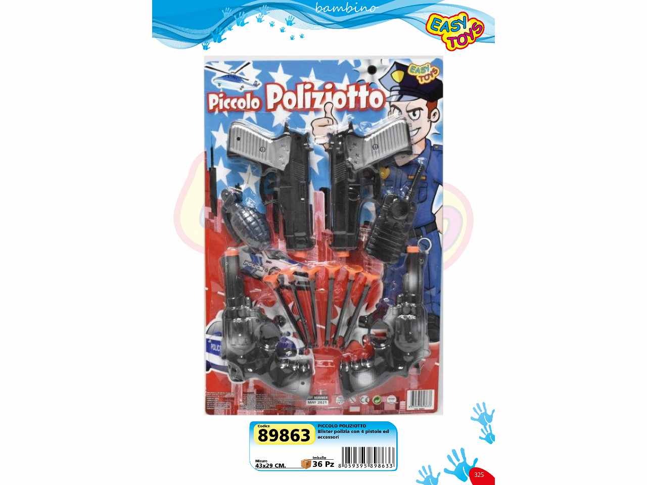 set piccolo poliziotto    89863