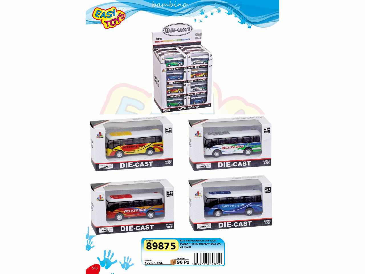 Bus retrocarica die-cast db   89875