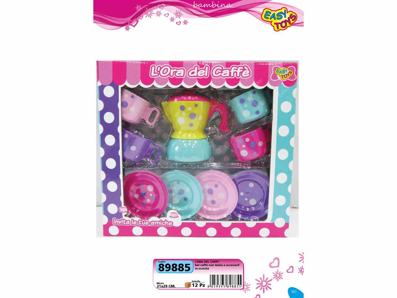set l'ora del caffe' c/moka in89885