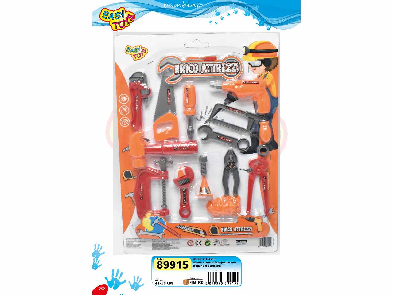 set falegname brico attrezzi  89915