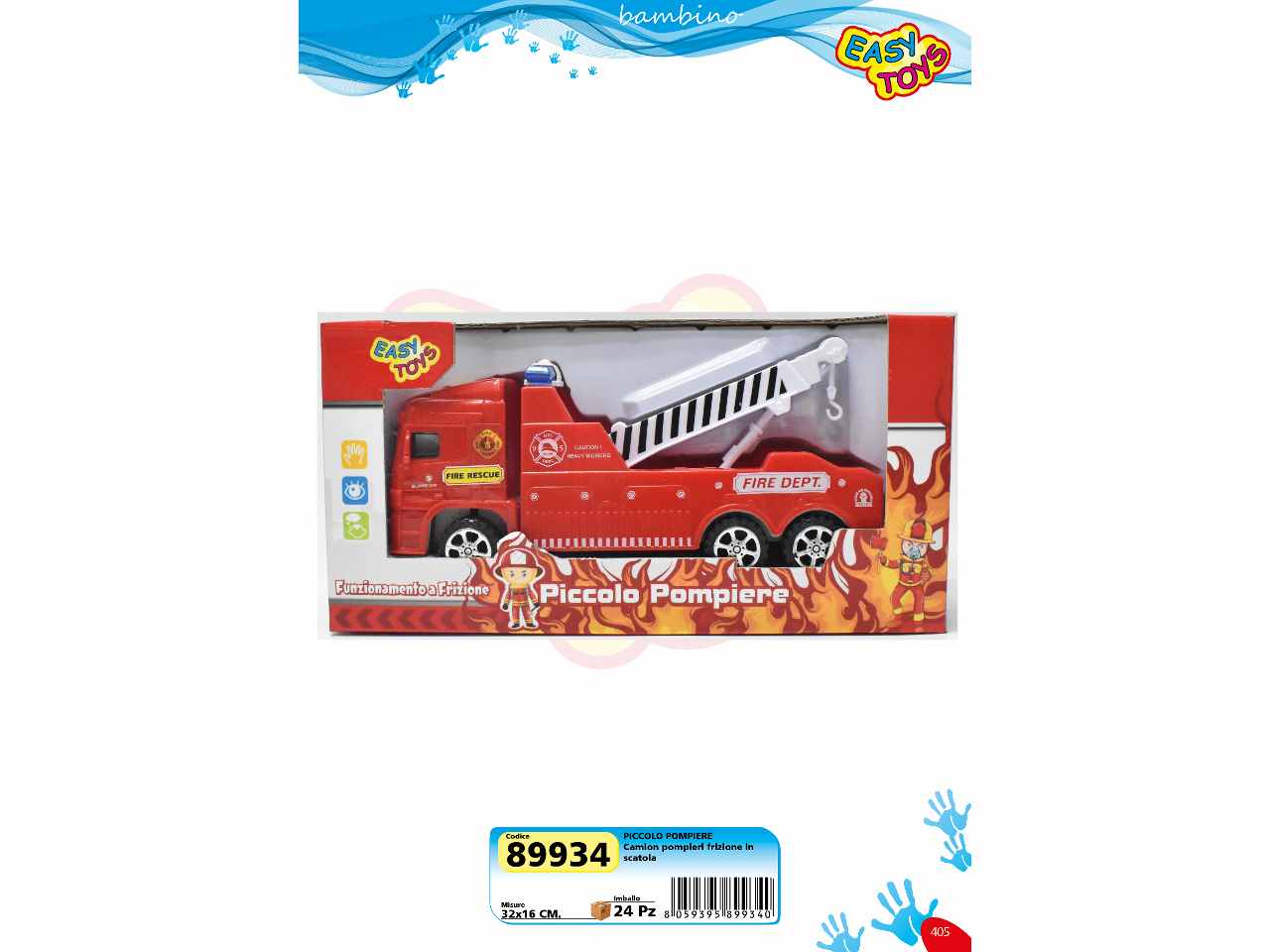 Camion piccolo pompiere frizio89934