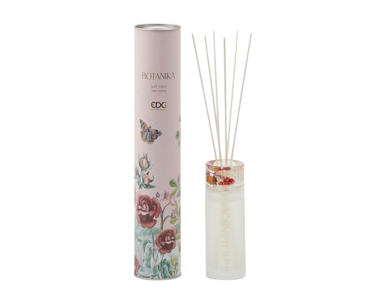 Profumatore alle rose linea botanika 180ml h.17cm