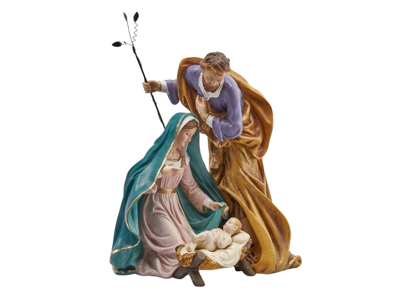 Nativita in poliresina misura h.40x36x28cm