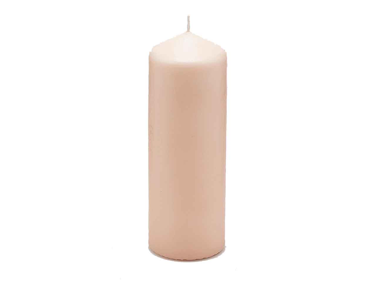 candela moccolo h20xd6,8cm rosa 613558,51