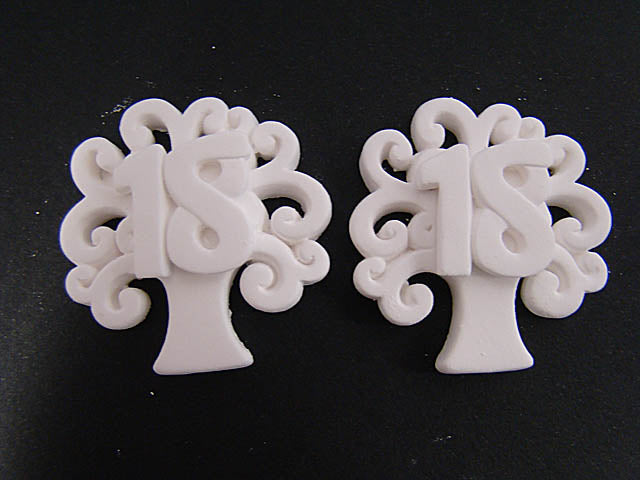 gesso albero 18esimo 4cm 08567