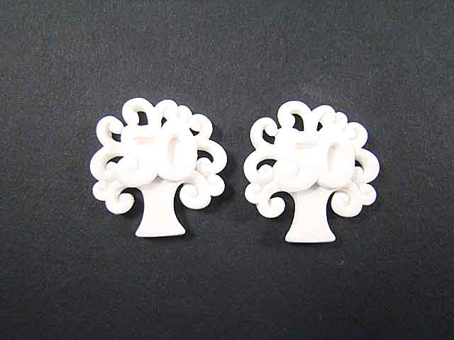 Gesso albero 50esimo 4cm 08569