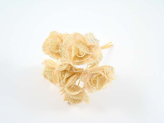 Fiore scintilla oro 6 pezzi b0649oro