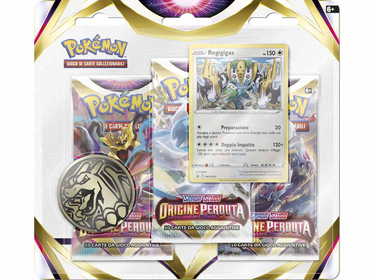 Pokemon 3 bustine+1card pk60226isinggpz