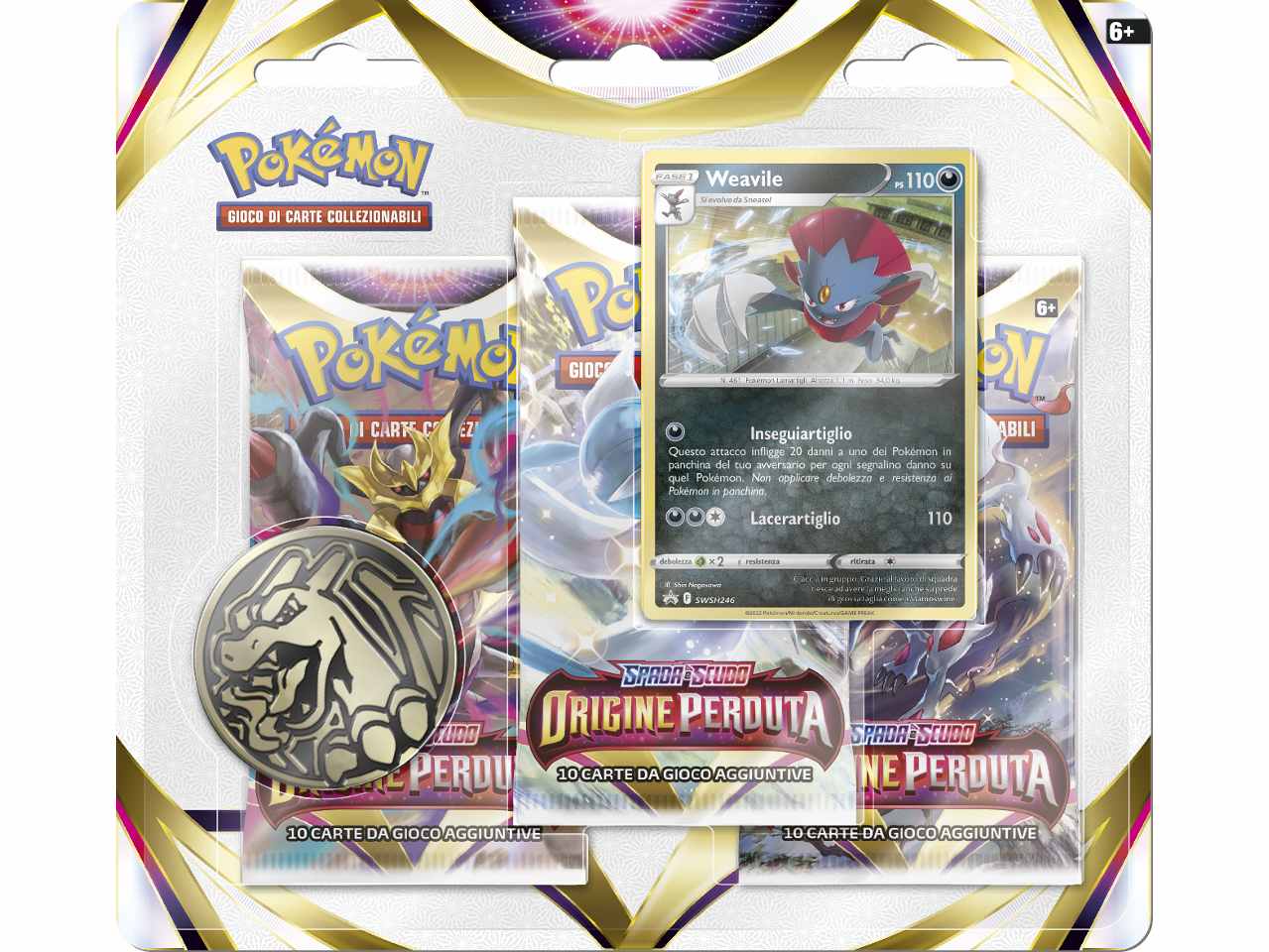 Pokemon 3 bustine+1card pk60226isinggpz